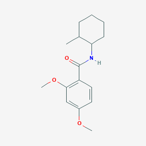 molecular formula C16H23NO3 B290362 2,4-dimethoxy-N-(2-methylcyclohexyl)benzamide 