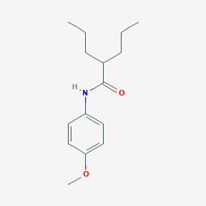 molecular formula C15H23NO2 B290363 N-(4-methoxyphenyl)-2-propylpentanamide 