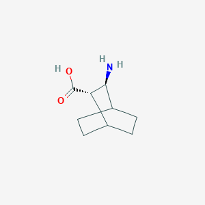 molecular formula C9H15NO2 B2903647 (2S,3S)-3-aminobicyclo[2.2.2]octane-2-carboxylic acid CAS No. 1621863-51-1