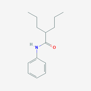 molecular formula C14H21NO B290366 N-phenyl-2-propylpentanamide 