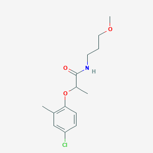 2-(4-chloro-2-methylphenoxy)-N-(3-methoxypropyl)propanamide