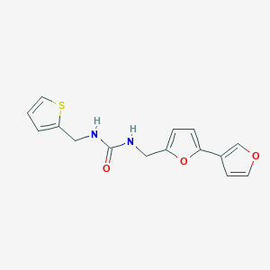1-([2,3'-Bifuran]-5-ylmethyl)-3-(thiophen-2-ylmethyl)urea
