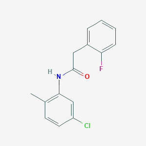 N-(5-chloro-2-methylphenyl)-2-(2-fluorophenyl)acetamide