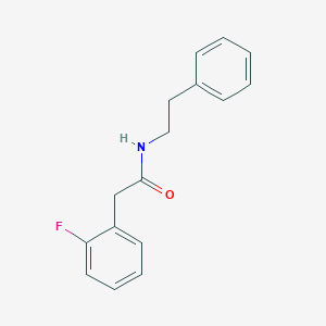 2-(2-fluorophenyl)-N-(2-phenylethyl)acetamide