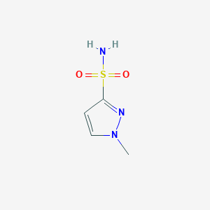 molecular formula C4H7N3O2S B2903708 1-甲基-1H-吡唑-3-磺酰胺 CAS No. 88398-97-4