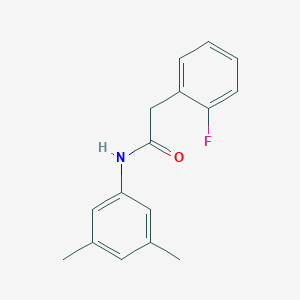 molecular formula C16H16FNO B290373 N-(3,5-dimethylphenyl)-2-(2-fluorophenyl)acetamide 