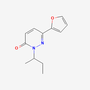 molecular formula C12H14N2O2 B2903733 2-(sec-butyl)-6-(furan-2-yl)pyridazin-3(2H)-one CAS No. 1209103-36-5