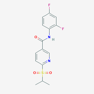 N-(2,4-difluorophenyl)-6-(isopropylsulfonyl)nicotinamide