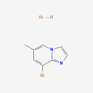 molecular formula C8H8Br2N2 B2903778 8-Bromo-6-methylimidazo[1,2-a]pyridine hydrobromide CAS No. 2060063-51-4
