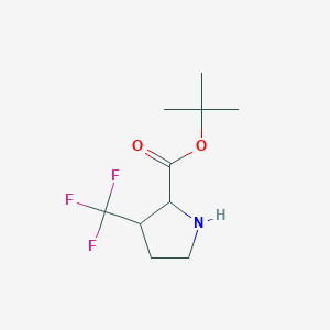 Tert-butyl 3-(trifluoromethyl)pyrrolidine-2-carboxylate