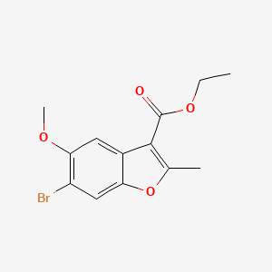 Ethyl 6-bromo-5-methoxy-2-methyl-1-benzofuran-3-carboxylate