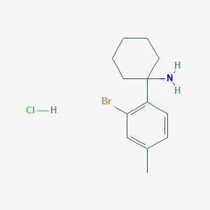 1-(2-Bromo-4-methylphenyl)cyclohexan-1-amine hydrochloride