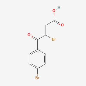 molecular formula C10H8Br2O3 B2903828 3-Bromo-4-(4-bromophenyl)-4-oxobutanoic acid CAS No. 35158-41-9