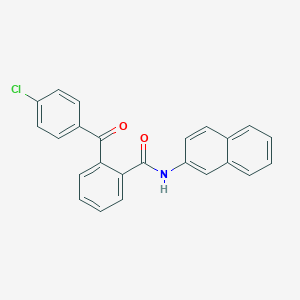 molecular formula C24H16ClNO2 B290383 2-(4-chlorobenzoyl)-N-(2-naphthyl)benzamide 