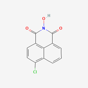 molecular formula C12H6ClNO3 B2903838 6-chloro-2-hydroxy-1H-benzo[de]isoquinoline-1,3(2H)-dione CAS No. 41382-15-4