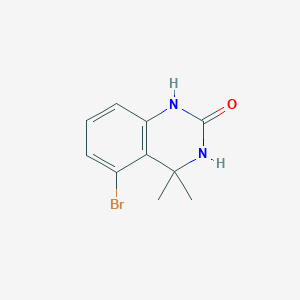 5-Bromo-4,4-dimethyl-1,2,3,4-tetrahydroquinazolin-2-one