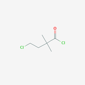 molecular formula C6H10Cl2O B2903850 4-Chloro-2,2-dimethylbutanoyl Chloride CAS No. 53840-39-4