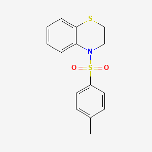 4-[(4-methylphenyl)sulfonyl]-3,4-dihydro-2H-1,4-benzothiazine