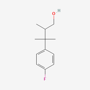 molecular formula C12H17FO B2903870 3-(4-Fluorophenyl)-2,3-dimethylbutan-1-ol CAS No. 2248358-42-9