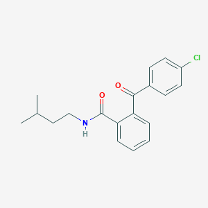 2-(4-chlorobenzoyl)-N-isopentylbenzamide