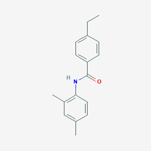 molecular formula C17H19NO B290391 N-(2,4-dimethylphenyl)-4-ethylbenzamide 