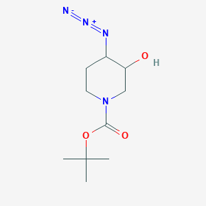 tert-Butyl 4-azido-3-hydroxypiperidine-1-carboxylate