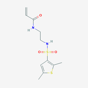 N-[2-(2,5-dimethylthiophene-3-sulfonamido)ethyl]prop-2-enamide