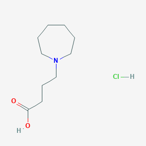 molecular formula C10H20ClNO2 B2903978 4-(1-Azepanyl)butanoic acid hydrochloride CAS No. 54436-99-6; 753391-71-8