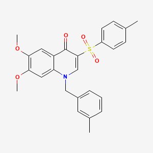 6,7-dimethoxy-1-(3-methylbenzyl)-3-tosylquinolin-4(1H)-one