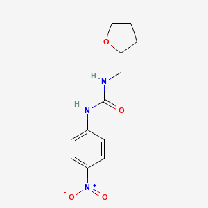 molecular formula C12H15N3O4 B2904027 1-(4-Nitrophenyl)-3-(oxolan-2-ylmethyl)urea CAS No. 903708-97-4