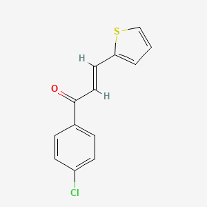 molecular formula C13H9ClOS B2904048 1-(4-Chlorophenyl)-3-(2-thienyl)prop-2-en-1-one CAS No. 6028-91-7