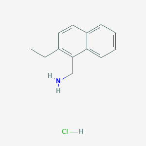 (2-Ethylnaphthalen-1-yl)methanamine hydrochloride