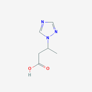 molecular formula C6H9N3O2 B2904069 3-[1,2,4]Triazol-1-yl-butyric acid CAS No. 801228-15-9
