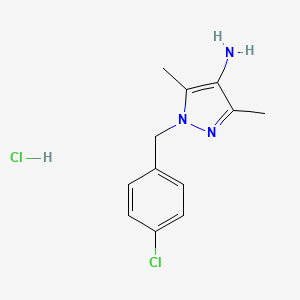 1-(4-Chlorobenzyl)-3,5-dimethyl-1H-pyrazol-4-amine hydrochloride