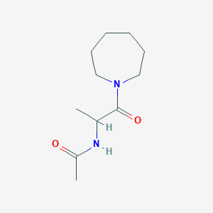 N-[1-(azepan-1-yl)-1-oxopropan-2-yl]acetamide