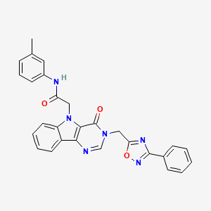 5-(3-bromobenzoyl)-3-(3-cyclopropyl-1,2,4-oxadiazol-5-yl)-1-methyl-4,5,6,7-tetrahydro-1H-pyrazolo[4,3-c]pyridine