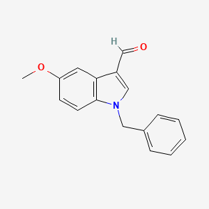 molecular formula C17H15NO2 B2904120 1-benzyl-5-methoxy-1H-indole-3-carbaldehyde CAS No. 104831-79-0