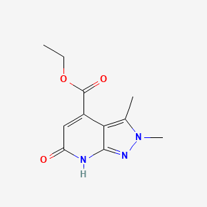 ethyl 2,3-dimethyl-6-oxo-6,7-dihydro-2H-pyrazolo[3,4-b]pyridine-4-carboxylate