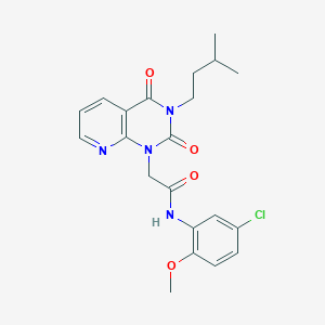 N-(5-chloro-2-methoxyphenyl)-2-[3-(3-methylbutyl)-2,4-dioxo-1H,2H,3H,4H-pyrido[2,3-d]pyrimidin-1-yl]acetamide