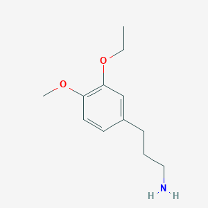 3-(3-Ethoxy-4-methoxyphenyl)propan-1-amine