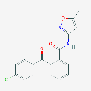 2-(4-chlorobenzoyl)-N-(5-methyl-3-isoxazolyl)benzamide