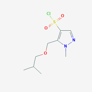 5-(isobutoxymethyl)-1-methyl-1H-pyrazole-4-sulfonyl chloride
