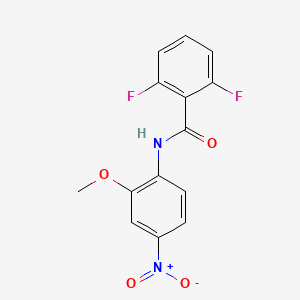 2,6-difluoro-N-(2-methoxy-4-nitrophenyl)benzamide