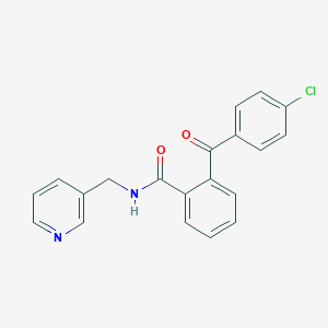 2-(4-chlorobenzoyl)-N-[(pyridin-3-yl)methyl]benzamide