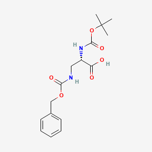 molecular formula C16H22N2O6 B2904186 Boc-dap(Z)-OH CAS No. 209984-57-6; 65710-57-8; 65710-58-9