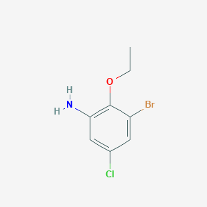 molecular formula C8H9BrClNO B2904209 3-Bromo-5-chloro-2-ethoxyaniline CAS No. 929974-59-4