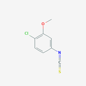 molecular formula C8H6ClNOS B2904220 4-氯-3-甲氧基苯基异硫氰酸酯 CAS No. 120222-86-8