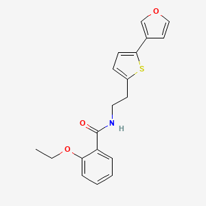 2-ethoxy-N-(2-(5-(furan-3-yl)thiophen-2-yl)ethyl)benzamide