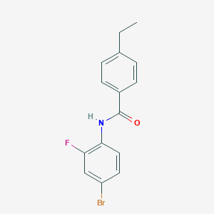 N-(4-bromo-2-fluorophenyl)-4-ethylbenzamide