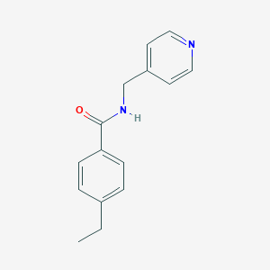 4-ethyl-N-(pyridin-4-ylmethyl)benzamide